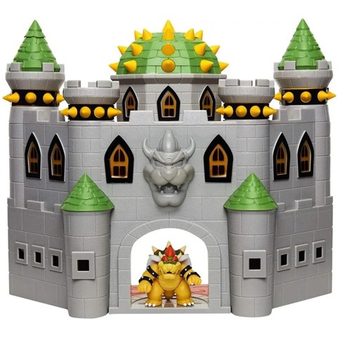 Juguete Escena Batalla Castillo De Bowser Mario Nintendo