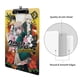 thumbnail image 3 of Danganronpa Portapapeles de acrílico A4, tamaño carta estándar, carpeta con clip 31.8x 21.5CM para estudiantes, profesores y oficina, 3 of 6