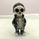 thumbnail image 1 of 1pc Cool Halloween Skeleton Dwarf Statue Doll Resin Ornament for Courtyard Garden and Yard Decor - Perfect Gift for Holidays and Outdoor Decor, 1 of 4