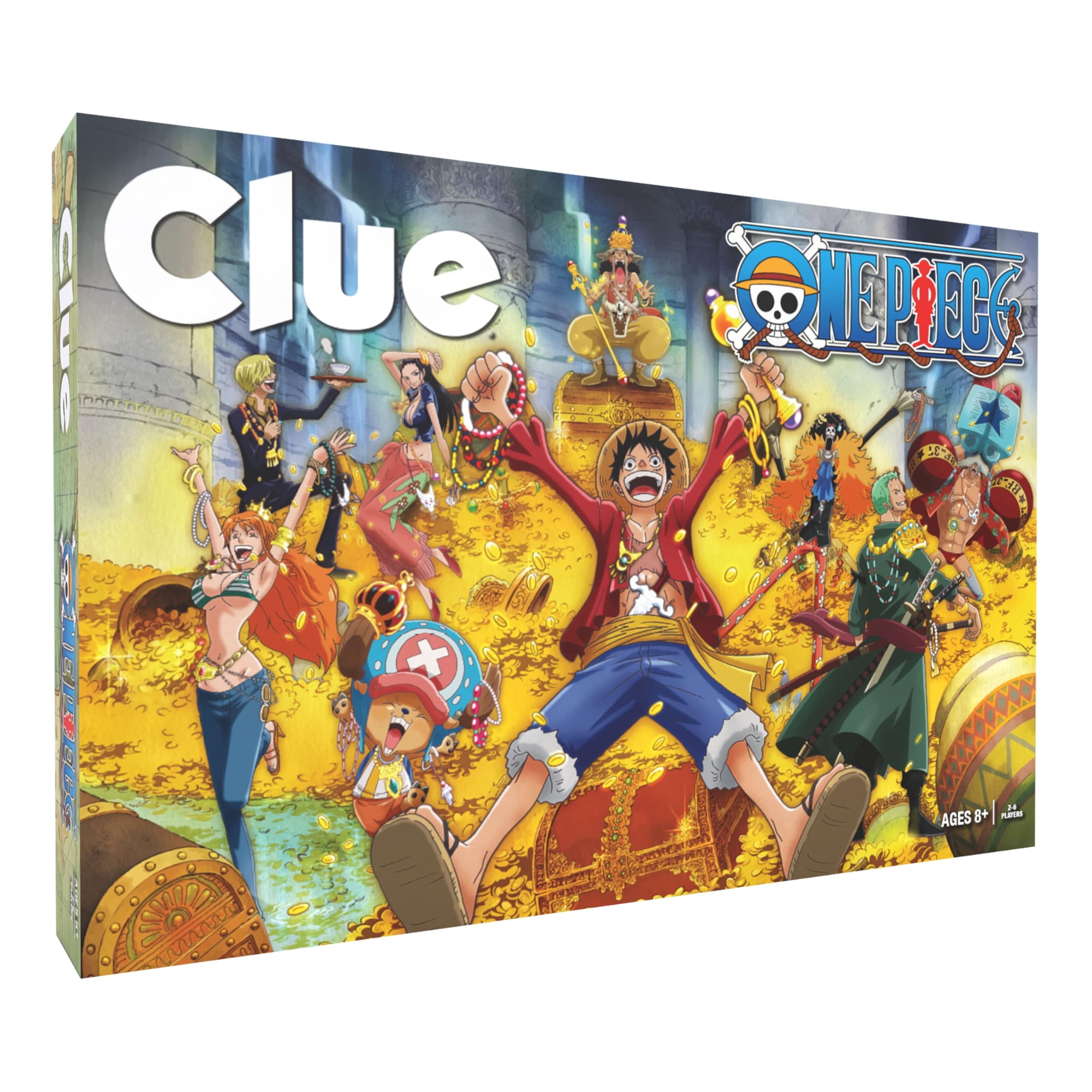 Usaopoly - Juego De Mesa Clue One Piece Find Hidden Pirate Treasure De Más De 8 Años