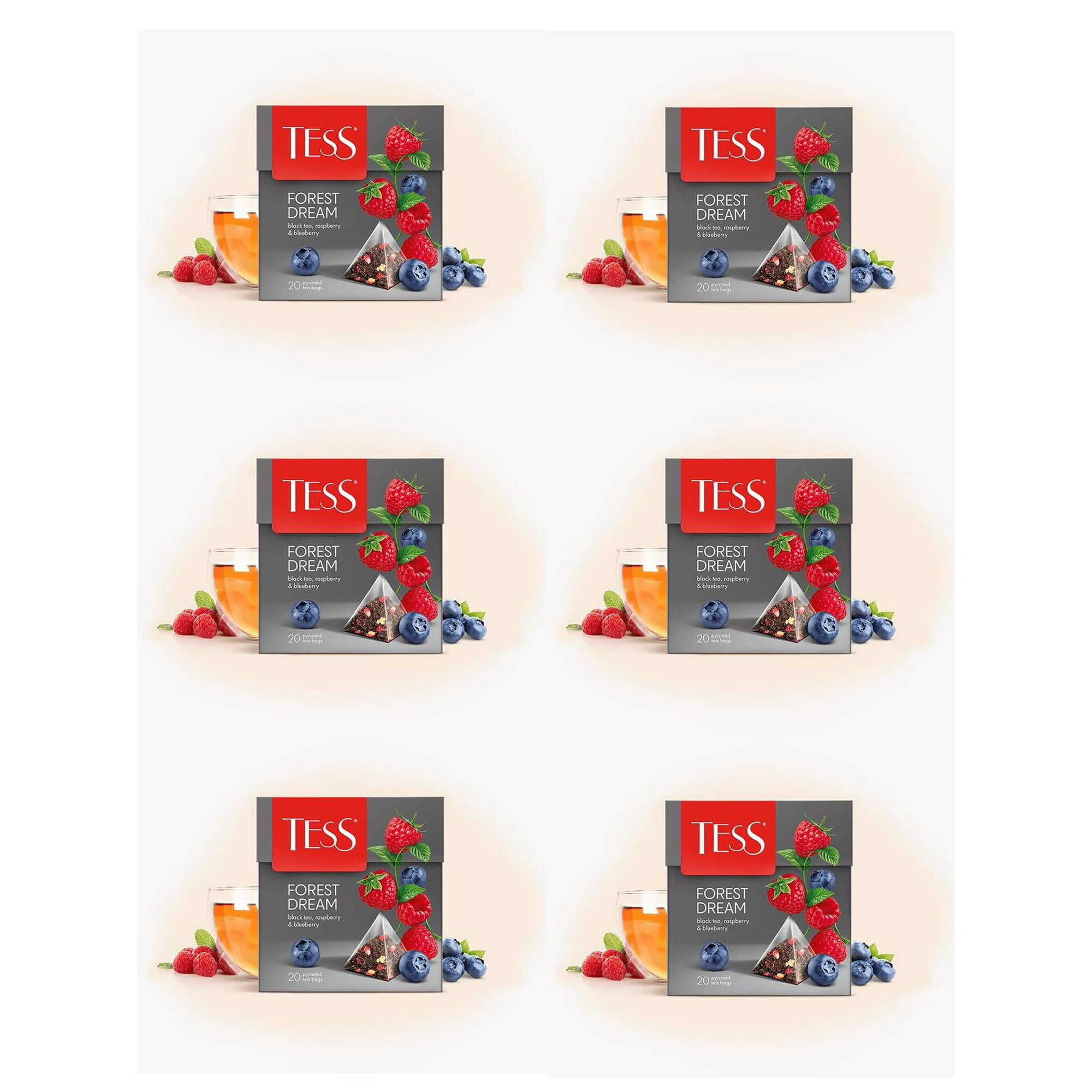 Pack 6 Té Tess Forest Dream