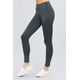thumbnail image 4 of Saronite Pantalón Básico de Punto de Cintura Alta y Largo Completo, Color Carbón (para Mujer), 4 of 4