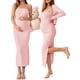 thumbnail image 1 of Vestido de maternidad QUNISY de 2 piezas para baby shower, 1 of 6