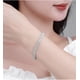 thumbnail image 5 of Pulseras de Tenis de Moissanita de 3 Mm de Dos Filas, Corte Redondo, Color D, Claridad VVS1, Pulseras de Diamante para Mujer, Pulseras de Plata Esterlina S925 (6-9 Pulgadas), 5 of 9