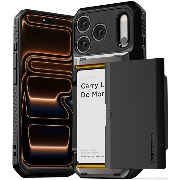 Funda para teléfono VRS DESIGN Damda Glide Pro Tarjetero iPhone 17 Pro