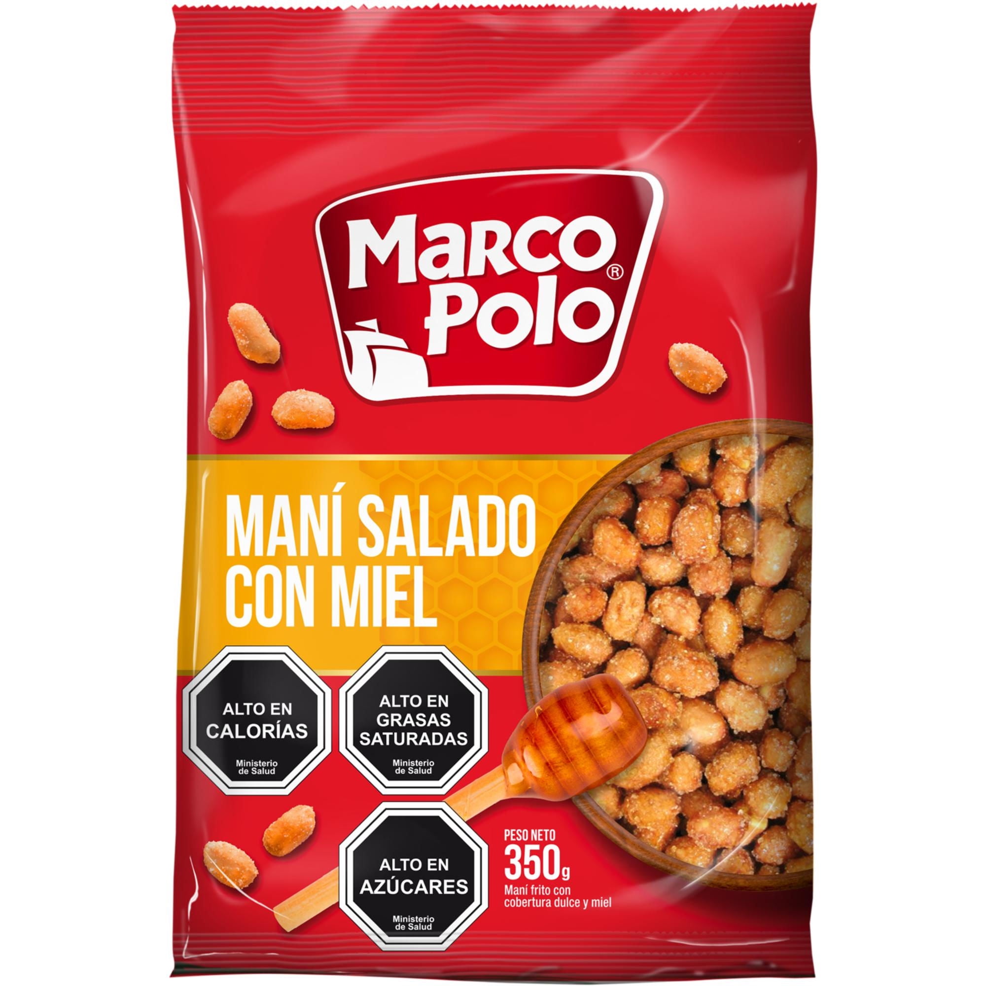 Maní Salado Con Miel 350 g Marco Polo