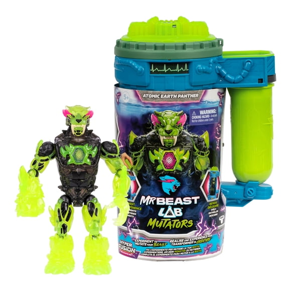 Figura de acción MRBEAST LAB Hyper Fusion Mutators Atomic Earth Panther