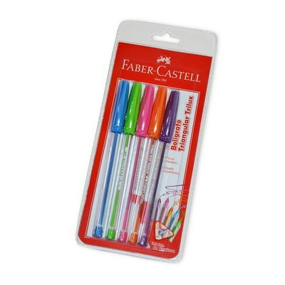 Bolígrafo Triangular Trilux 5 Colores  Faber-Castell