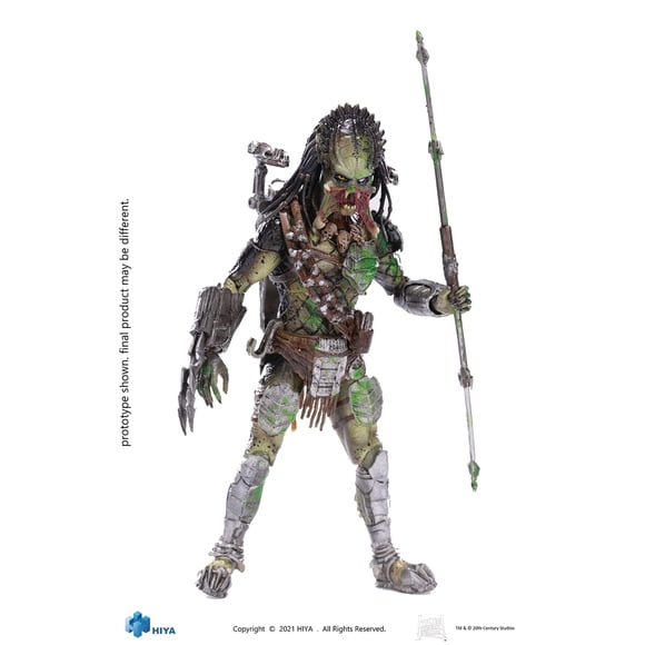 Figura de acción Hiya Toys Alien vs Predator Wolf Predator 1:18