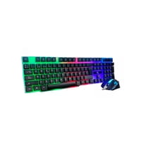 Genérico - Kit Teclado Mouse Gamer Rgb Yelandar Membrana Luces