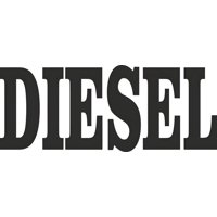 Rienda Libre - Sticker Diesel (Palabra) Tapa Auto Camioneta