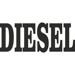 Rienda Libre - Sticker Diesel (Palabra) Tapa Auto Camioneta