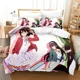 thumbnail image 1 of Saekano Bedding Set Duvet Cover Bed Set Quilt Cover Pillowcase Comforter Boys Adult Bedding Set Bed Sheets, 1 of 5