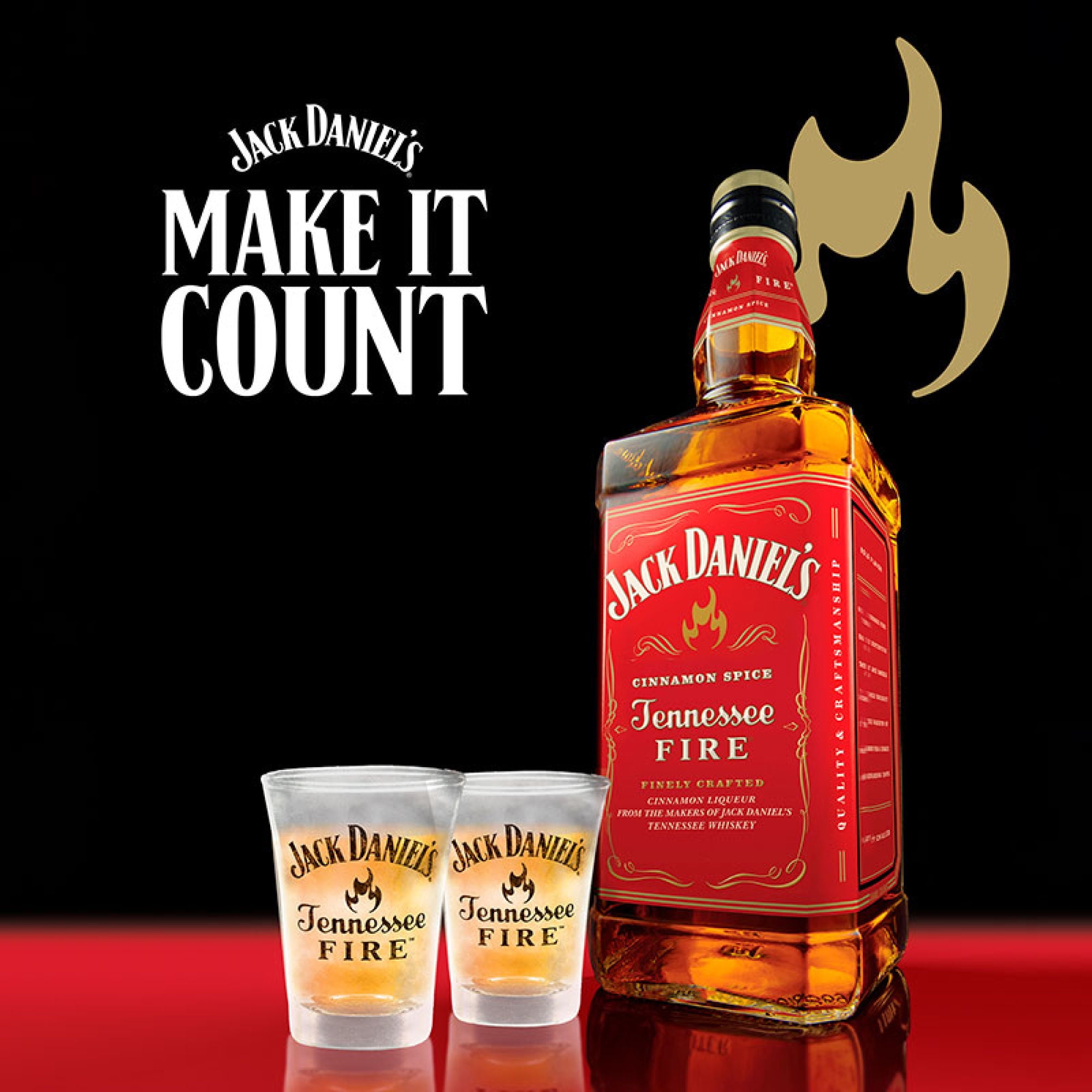 ウイスキー Jack Daniel's Tennessee Fire Whisky Tennessee Fire 35° Botella, 750 ml | Lider
