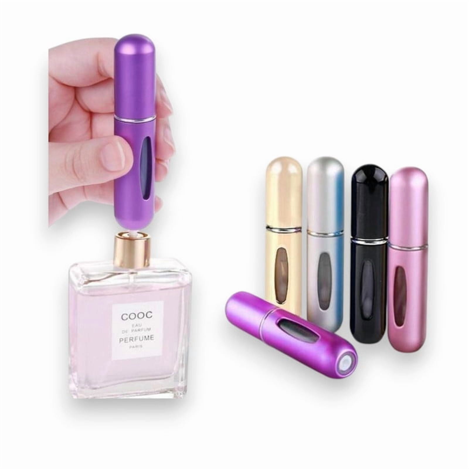 Set 3 Atomizador Recargable Envase De Viaje Para Perfume