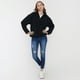 thumbnail image 4 of Polerón Mujer Polar Half Zipper Negro Corona, 4 of 5