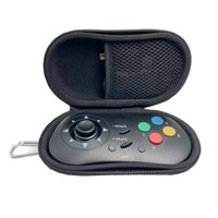 Genérico - Funda De Transporte Rígida De Eva Compatible Con Los Mandos Inalámbricos 8Bitdo/Neogeo/M30, Bolsa Protectora De Viaje Con Cremallera A Prueba De Golpes Para Guardarlos-Negro