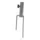 thumbnail image 2 of Sombrilla Sombrilla Base Soporte Jardín Al Aire Libre Sombrilla De Metal Con 2 Tenedores Tubo Diámetro 4 Cm, 2 of 4