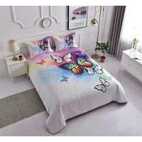 Todo Hogar Santiago De Chile - Cubrecama De Microfibra Estampado 2 Plazas - 049