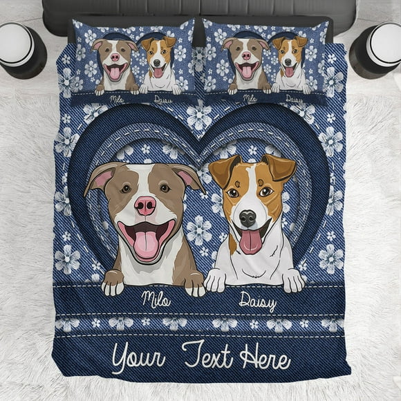 Dog Lovers Juego De Cama Personalizado Para Perro