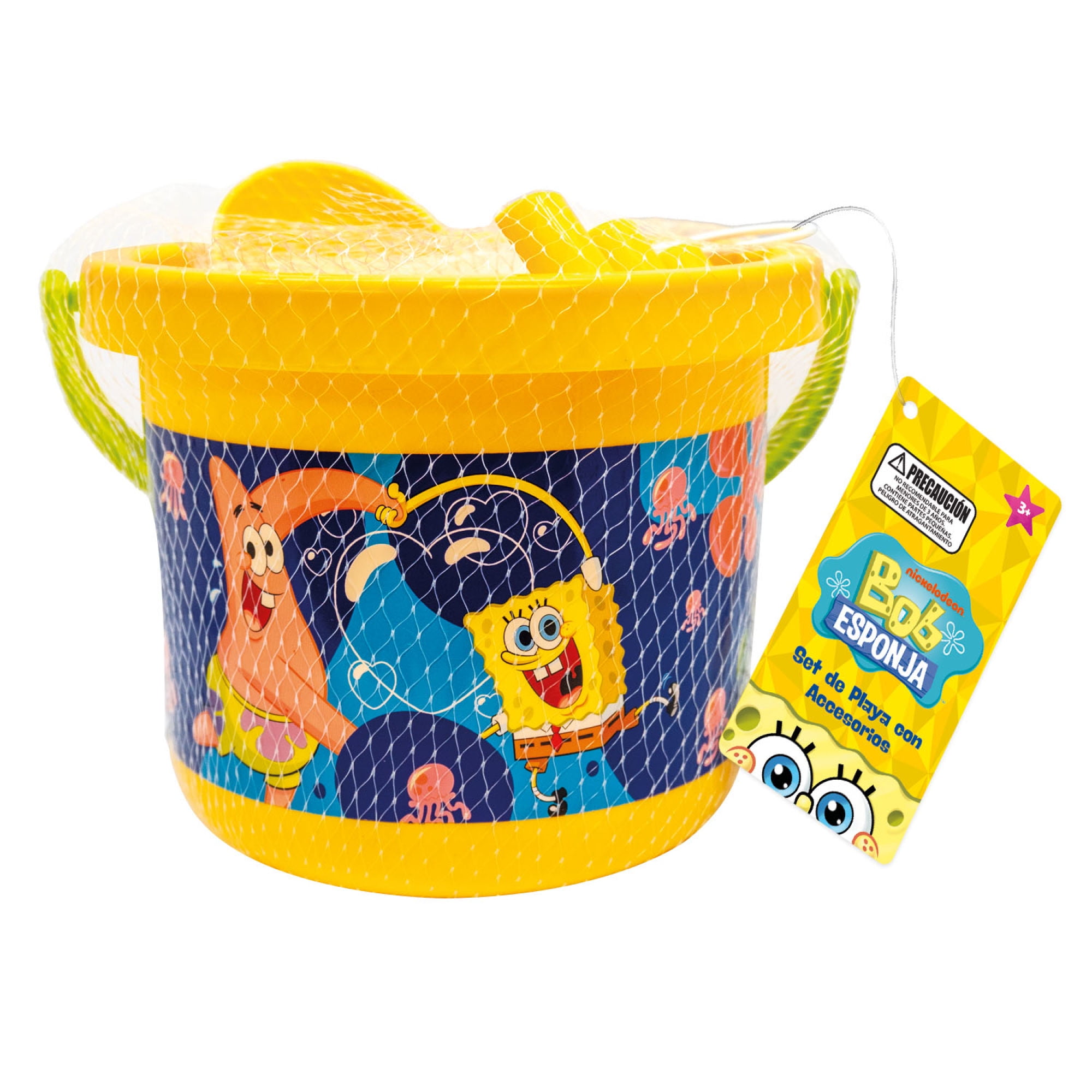 Set Playa Balde Y Accesorios Sponge Bob