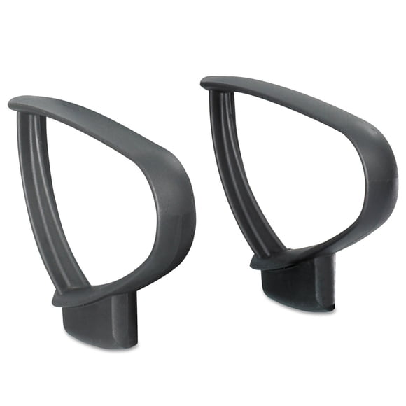 Juego de brazos para silla Safco Loop para malla Vue de altura extendida, color negro