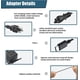 thumbnail image 5 of Cargador portátil LJO-EEIH 45W USB-C para Chromebook HP Dell Acer, 5 of 7