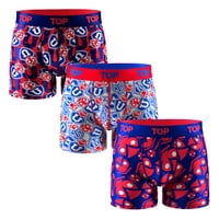 Bóxer Medio Microfibra Universidad De Chile Pack 3 C4 Top