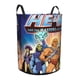 thumbnail image 2 of He-Man Cesta de lavandería de gran capacidad redonda con asa, bolsa para ropa sucia plegable, almacenamiento para dormitorio, baño y lavadero 44x35 cm, 2 of 6