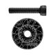 thumbnail image 3 of Auriculares Stem Top Cap Cover Bike Headset Caps Para Bicicletas De Carretera Ciclismo Ciclismo Constelación Negro, 3 of 5