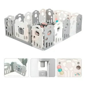 Corral Bebé Seguridad Premium Nubo Osito Armable 155X192Cm