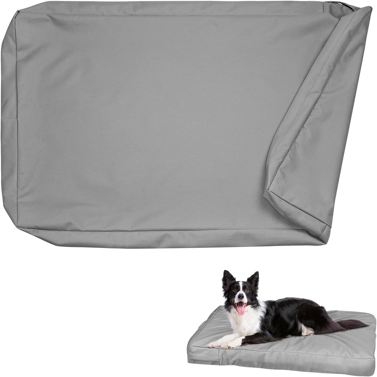 Xusx111 - Cubierta De Repuesto De La Almohadilla De La Caja De Perro Lavable Para La Caja De 38 Pulgadas, 36lx23wx3.5h Pulgadas, Gris (cubierta De Cebolla)