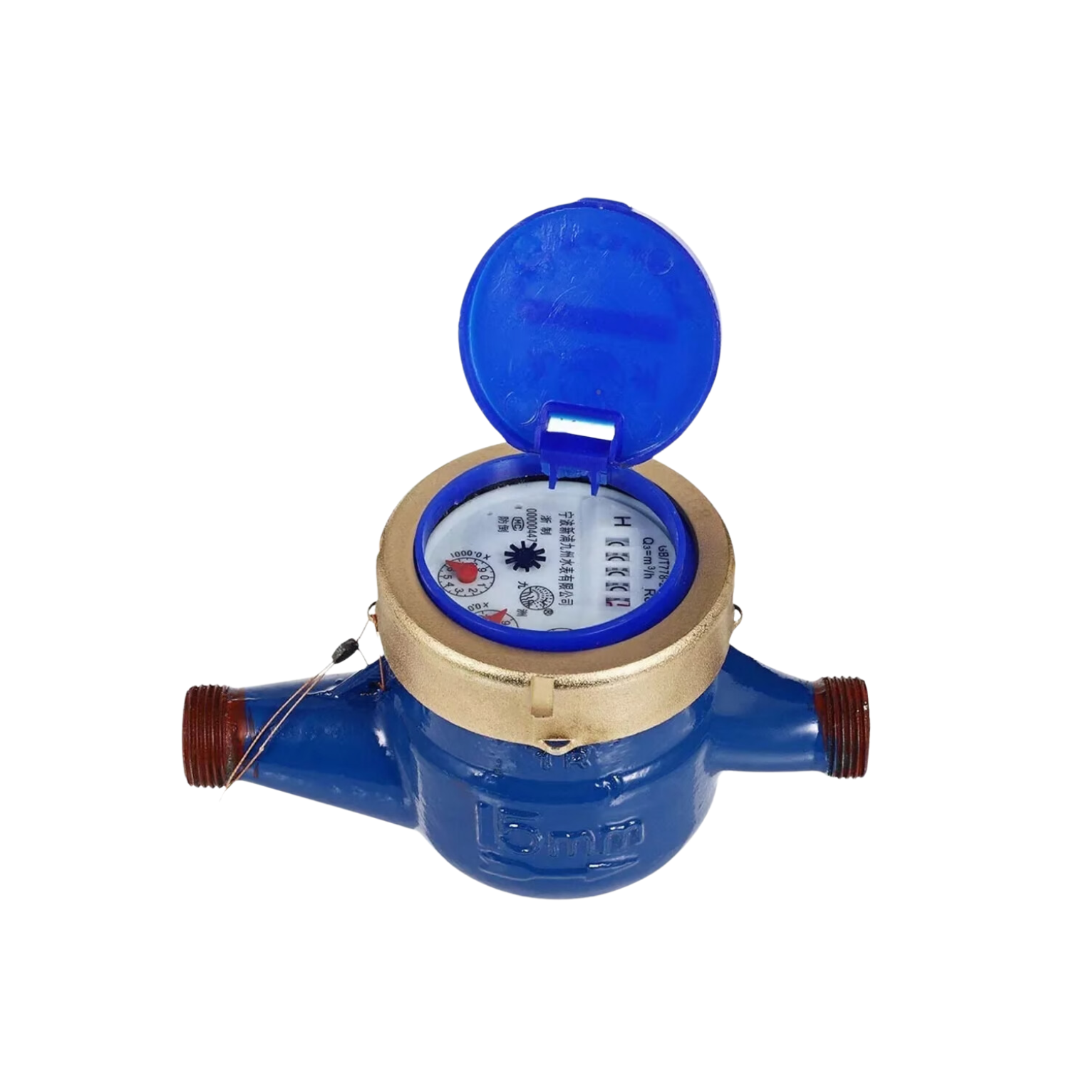 Importclick - Medidor Agua Remarcador Uso Interno Doméstico Conexión 15 Mm