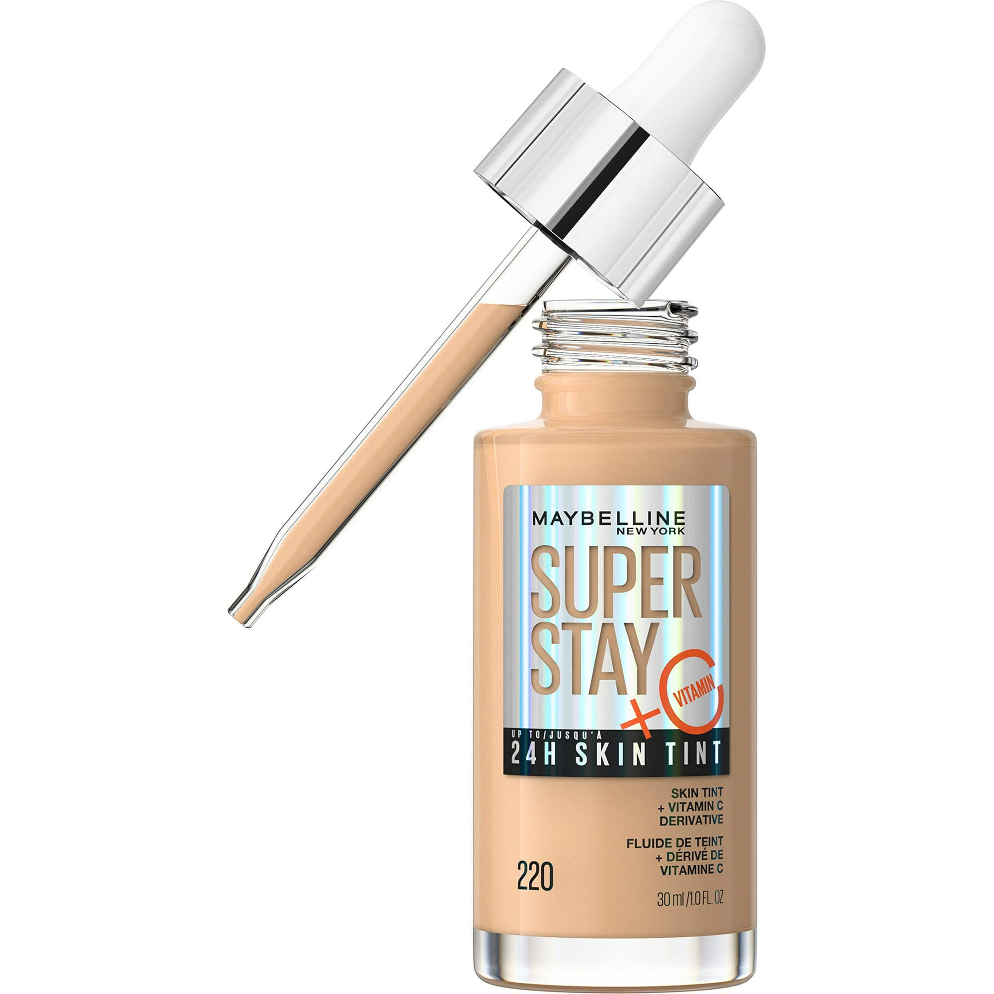Base De Maquillaje Maybelline Super Stay Skin Tint 220 Con Vitamina C