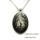 thumbnail image 3 of 1pc Gothic Black Cat Forest Charm Necklace - Fashionable Witch Artificial Jewelry for Men and Women - Includes Glass Pendant and Cross Crow Glass Pendant, 3 of 4