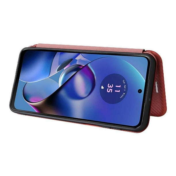 Funda Flip para FOXDOCK Motorola Moto G54 Power - Funda magnética de negocios, funda protectora delgada
