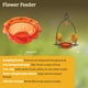 thumbnail image 3 of Comedero para Jilgueros Birds Choice con Copa de Gelatina de 90 ml Naranja para Colgar, 3 of 8