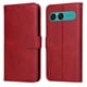 thumbnail image 1 of Funda Billetera para Sony Xperia 10 VII con Porta Tarjetas y Soporte Ajustable Rojo, 1 of 5