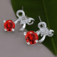 thumbnail image 2 of Aros De Plata 925 Pendientes Mujer Elegante Regalo Zarcillos, 2 of 3