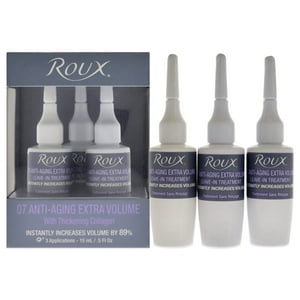 Roux - Tratamiento Antienvejecimiento De Volumen Extra - 07 De Para Unisex - Tratamiento De 3 X 0,5 Oz