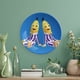 thumbnail image 5 of Plátanos en pijama Plato decorativo de porcelana fina (bone china), plato decorativo de cerámica para hogar, oficina, soporte de pared, platos decorativos para dormitorio - 6 pulgadas (15 cm), 5 of 6