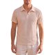 thumbnail image 1 of INSPIRE CHIC Camiseta Polo de Punto Texturizado para Hombre de Manga Corta Casual de Verano para Golf Talla M Beige, 1 of 5