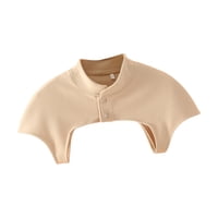 Magideal - Calentador De Hombros Acolchado Envolvente Suave De Terciopelo Con Collar Falso Y Funda De Protección Para Hombros Función Antifrío Adecuado Para M