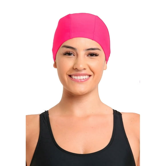 Gorro De Natación De Lycra Fucsia
