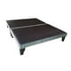 thumbnail image 2 of Base de Cama Europea 2 Plazas Dividida Felpa Gris, 2 of 4