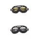 thumbnail image 1 of Gafas De Moto De 2 Piezas Aptas Para Touring Racer Transparente Y Amarillo, 1 of 2