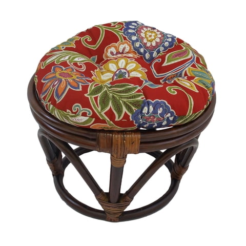 Cojín Para Reposapiés Blazing Needles, Redondo, 18 Pulgadas, Alenia Pompeya