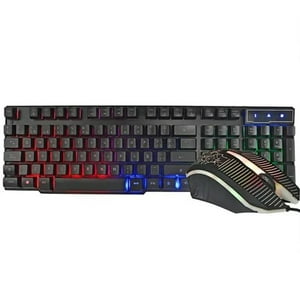 Genérico - Kit Gamer Teclado + Mouse Rgb Colores