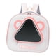 thumbnail image 3 of Mochila Transportadora De Gatos Para Perros, Cachorros, Conejos, Gatos, Cachorros, Bolsa Para Viajes Al Aire Libre, Color Rosa, 3 of 3