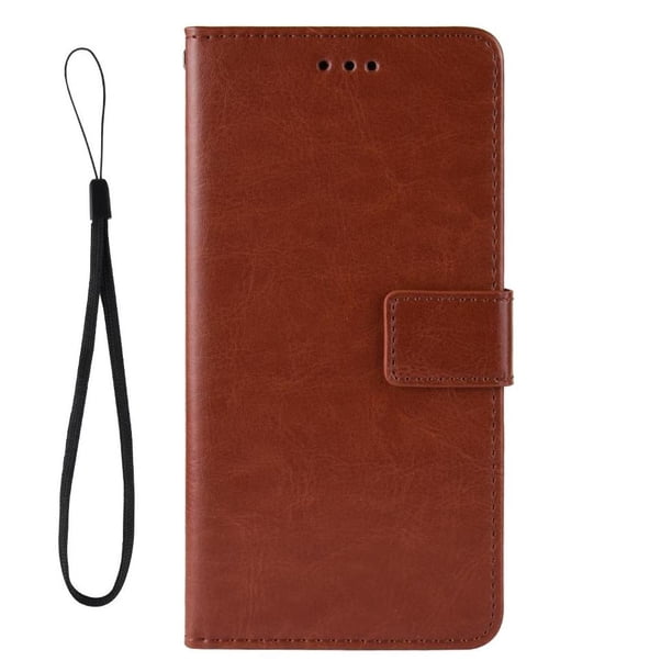 Funda tipo libro para Oukitel WP6, cartera todo‑en‑uno, funda multifuncional con tarjetero y correa de muñeca desmontable